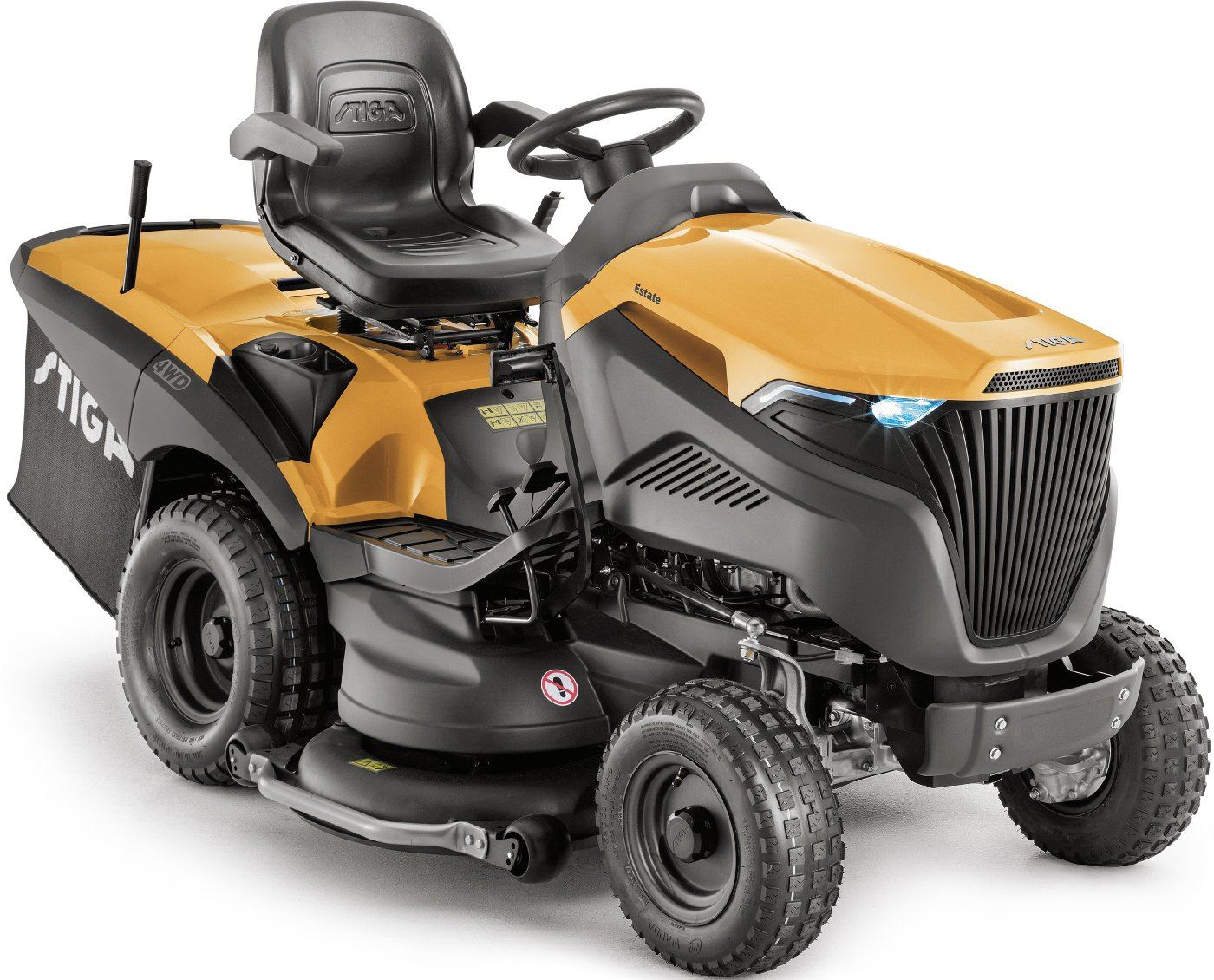 Stiga Allrad-Rasentraktor Estate 9122 WX - Allradantrieb und Honda Motor - Modell 2025-Neu